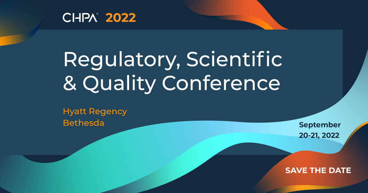 Regulatory, Scientific & Quality Conference Consumer Healthcare